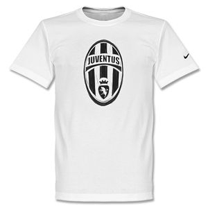 12-13 Juventus Basic Core T-Shirt - White/Black