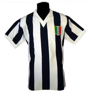 Juventus 1960s V Neck Children's Retro Football Shirt