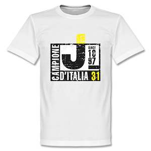 Juventus Campione D'Italia T-Shirt - White