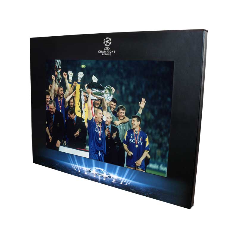 Official UEFA Champions League Juventus 1996 Winners Photo in Deluxe Packaging