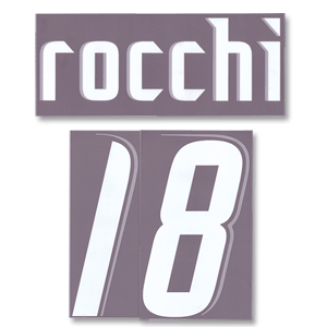 Rocchi 18 07-08 Lazio Champions League Official Name and Number