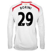 Liverpool Away Shirt 2013/14 - Long Sleeve with Borini 29 printing