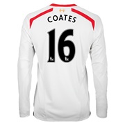 Liverpool Away Shirt 2013/14 - Long Sleeve with Coates 16 printing