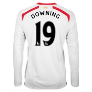 Liverpool Away Shirt 2013/14 - Long Sleeve with Downing 19 printing