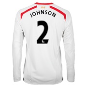 Liverpool Away Shirt 2013/14 - Long Sleeve with Johnson 2 printing