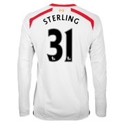 Liverpool Away Shirt 2013/14 - Long Sleeve with Sterling 31 printing