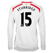 Liverpool Away Shirt 2013/14 - Long Sleeve with Sturridge 15 printing