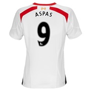 Liverpool Away Shirt 2013/14 - Womens with Aspas 9 printing