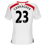 Liverpool Away Shirt 2013/14 - Womens with Carragher 23 printing