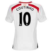 Liverpool Away Shirt 2013/14 - Womens with Coutinho 10 printing