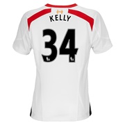 Liverpool Away Shirt 2013/14 - Womens with Kelly 34 printing