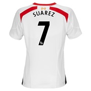 Liverpool Away Shirt 2013/14 - Womens with Suarez 7 printing