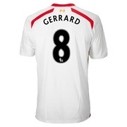 Liverpool Away Shirt 2013/14 with Gerrard 8 printing
