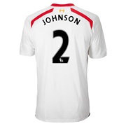 Liverpool Away Shirt 2013/14 with Johnson 2 printing