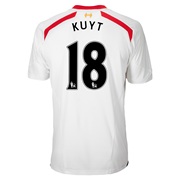 Liverpool Away Shirt 2013/14 with Kuyt 18 printing