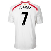 Liverpool Away Shirt 2013/14 with Suarez 7 printing