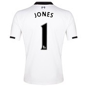 Liverpool Home Goalkeeper Shirt 2013/14- kids with Jones 1 printing