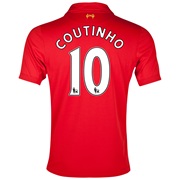 Liverpool Home Shirt 2012/13 - Youths with Coutinho 10 printing