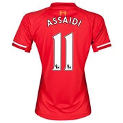 Liverpool Home Shirt 2013/14 - Womens with Assaidi 11 printing