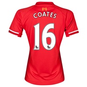 Liverpool Home Shirt 2013/14 - Womens with Coates 16 printing