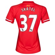 Liverpool Home Shirt 2013/14 - Womens with Skrtel 37 printing