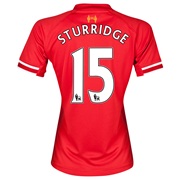 Liverpool Home Shirt 2013/14 - Womens with Sturridge 15 printing