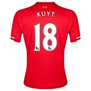 Liverpool Home Shirt 2013/14 with Kuyt 18 printing