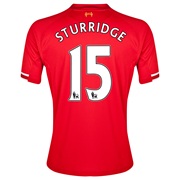 Liverpool Home Shirt 2013/14 with Sturridge 15 printing