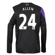 Liverpool Third Shirt 2013/14 - Long Sleeve with Allen 24 printing