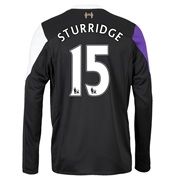 Liverpool Third Shirt 2013/14 - Long Sleeve with Sturridge 15 printing