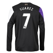 Liverpool Third Shirt 2013/14 - Long Sleeve with Suarez 7 printing
