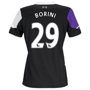 Liverpool Third Shirt 2013/14 - Womens with Borini 29 printing