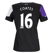 Liverpool Third Shirt 2013/14 - Womens with Coates 16 printing
