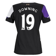 Liverpool Third Shirt 2013/14 - Womens with Downing 19 printing