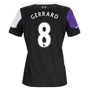Liverpool Third Shirt 2013/14 - Womens with Gerrard 8 printing