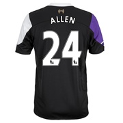 Liverpool Third Shirt 2013/14 with Allen 24 printing