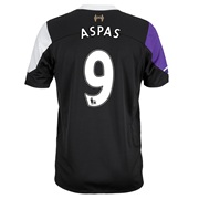 Liverpool Third Shirt 2013/14 with Aspas 9 printing
