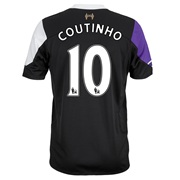 Liverpool Third Shirt 2013/14 with Coutinho 10 printing