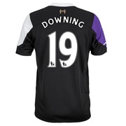 Liverpool Third Shirt 2013/14 with Downing 19 printing