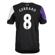 Liverpool Third Shirt 2013/14 with Gerrard 8 printing