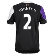 Liverpool Third Shirt 2013/14 with Johnson 2 printing