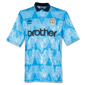 89-91 Man City Home Shirt - Grade 8