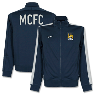 Man City Navy Authentic N98 Jacket 2013 2014