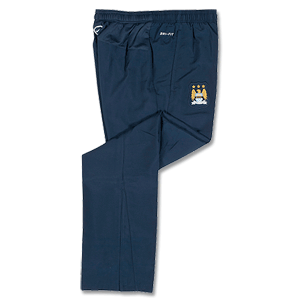Man City Navy Squad Sideline Woven Pants 2013 2014