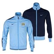 Manchester City Authentic Reversible Jacket - Mens Blue