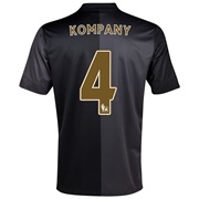Manchester City Away Shirt 2013/14 - Junior with Kompany 4 printing