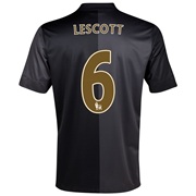 Manchester City Away Shirt 2013/14 - Junior with Lescott 6 printing