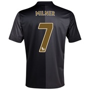 Manchester City Away Shirt 2013/14 - Junior with Milner 7 printing