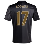 Manchester City Away Shirt 2013/14 - Junior with Rodwell 17 printing