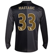 Manchester City Away Shirt 2013/14 - Long Sleeved with Nastasic 33 printing